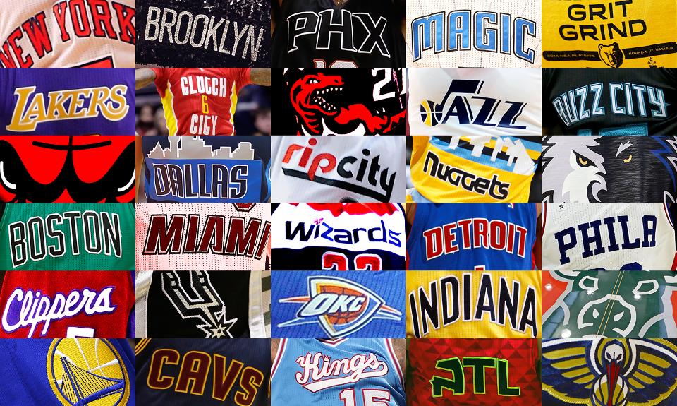 NBA30支球队可视化招牌速览（上） 